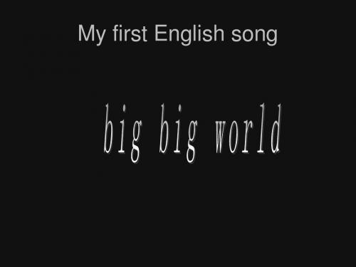 big big word PPT
