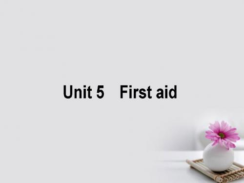 高考英语一轮复习构想Unit5Firstaid课件新人教版必修五