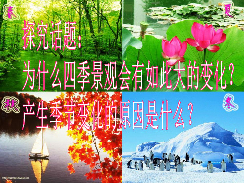 【高中地理】地球的公转PPT课件3