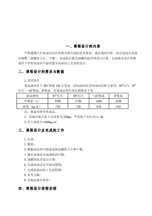 加油站设计