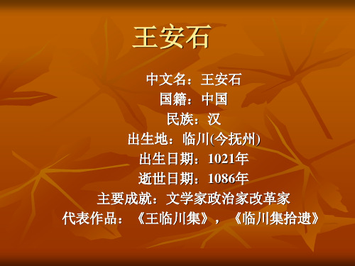 王安石