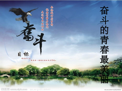 奋斗的青春最美丽 主题班会ppt课件