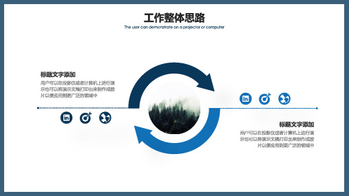 PPT模板   2种关系示意图