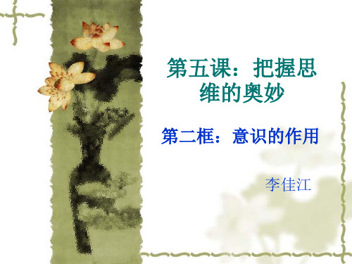 第二单元  第五课  把握思维的奥妙2