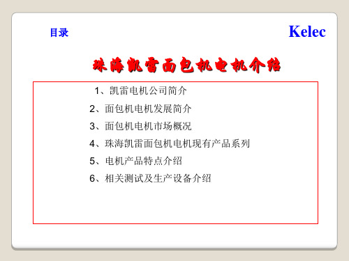 面包机电机的项目介绍
