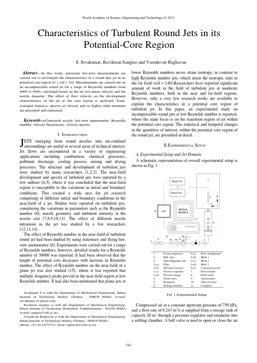 Characteristics of Turbulent Round Jets in its