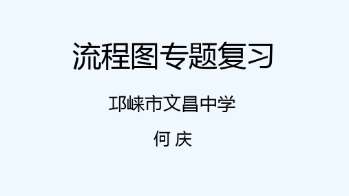 人教版初三化学下册工业流程图专题复习