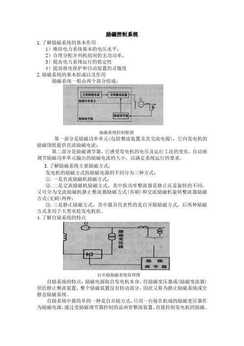 励磁控制系统