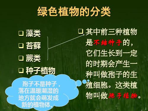 第一章.生物圈中有哪些绿色植物 第一节藻类植物