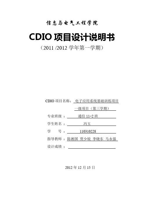 cdio报告