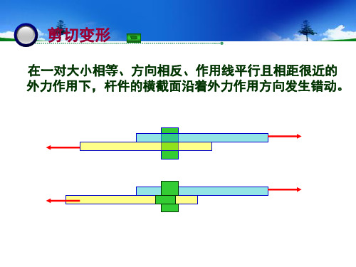 工程力学第6章剪切变形剖析