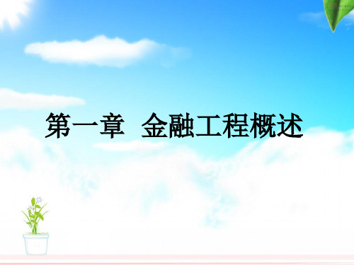 第一章金融工程概述