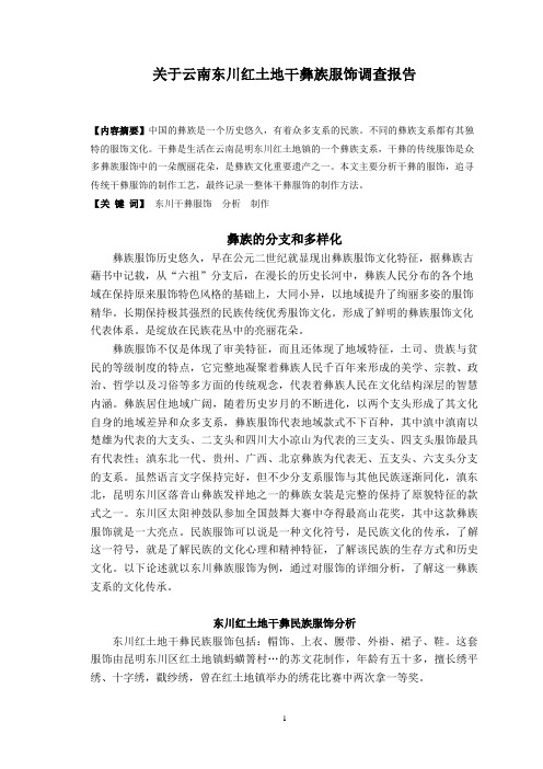彝族服饰论文.
