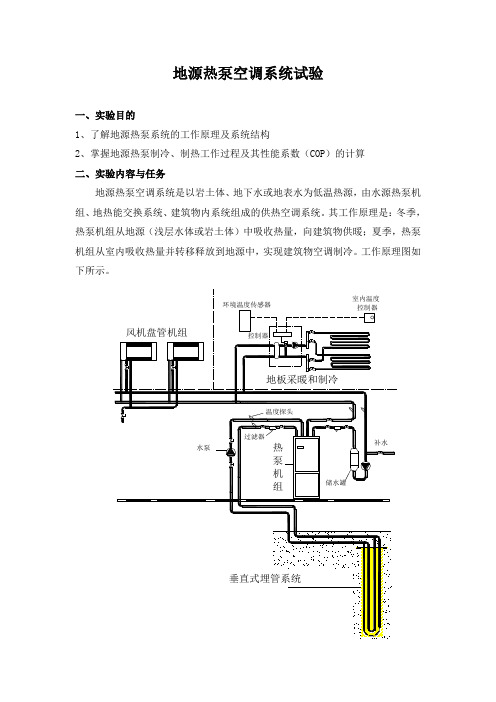地源热泵空调系统试验