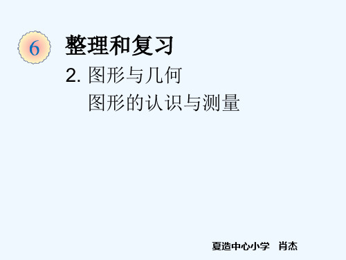 数学人教版六年级下册平面图形总复习