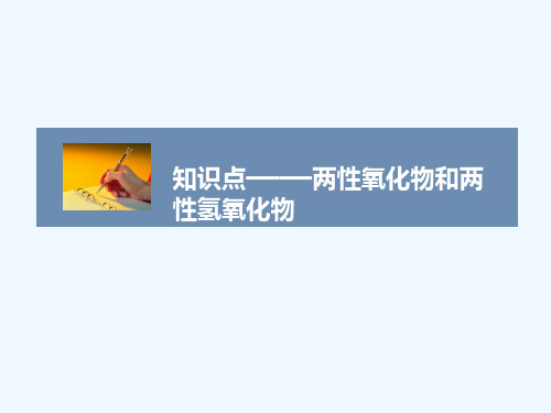 两性氧化物和两性氢氧化物