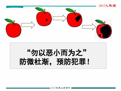 人教版八年级道德与法治上册 5.2   预防犯罪  (11张PPT)