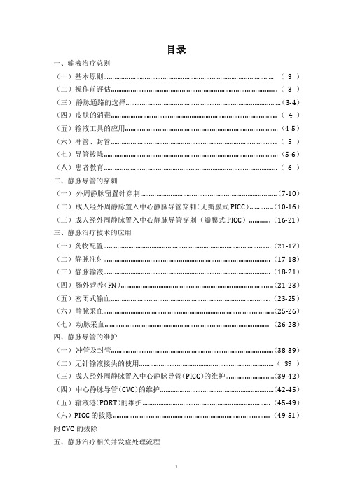 静脉治疗实践指南