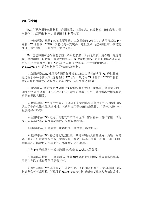 EVA的应用