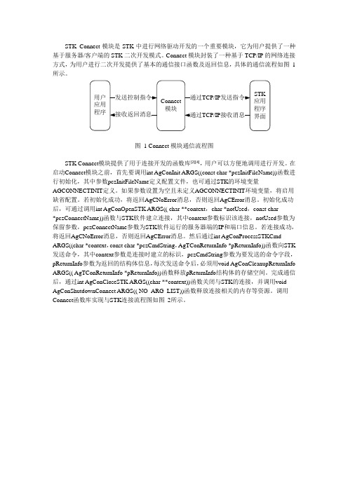 C# Connect连接控制STK