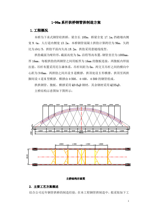 1-96m钢管拱制造方案