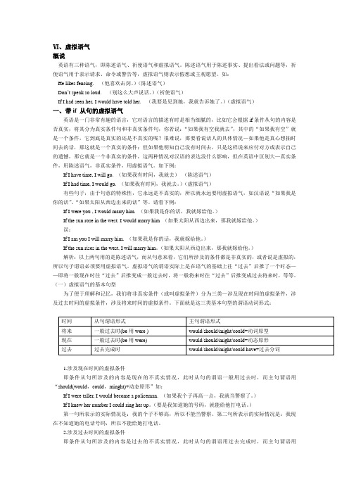 虚拟语气部分