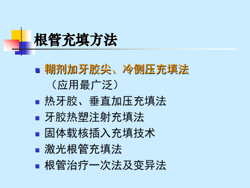 【口腔医学课件PPT】  根管治疗术 (2)