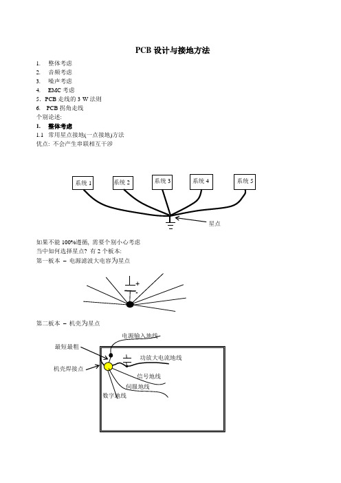 PCB设计与接地方法
