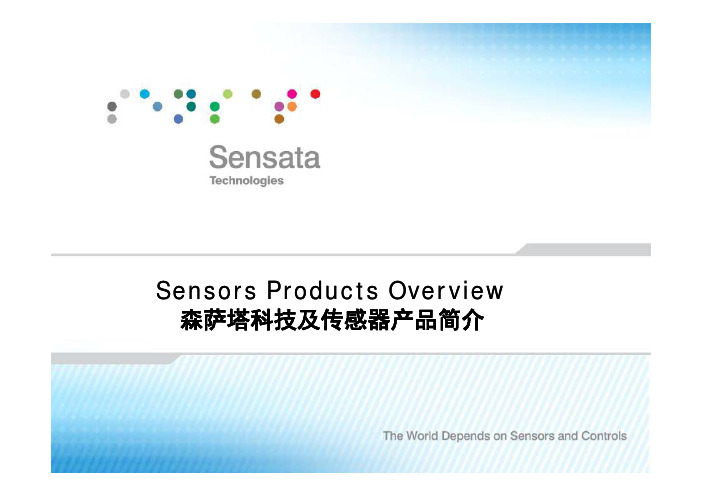 Sensata Sensors Overview