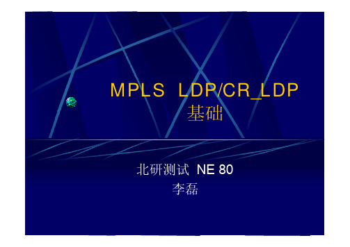 004-01-MPLS  LDP基础PPT