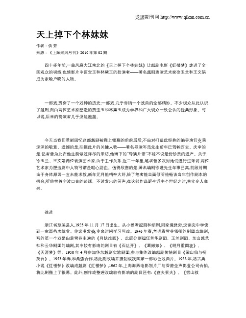 天上掉下个林妹妹