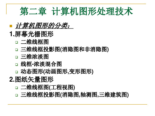 第二章 计算机图形处理技术