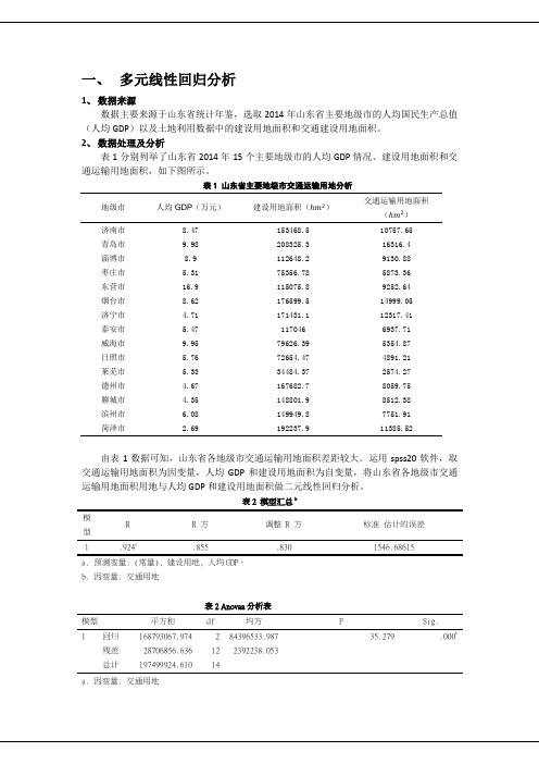 计量地理学第二次作业