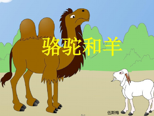培智七年级课文：骆驼和羊