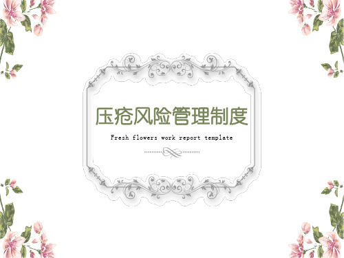 压疮风险管理制度PPT课件