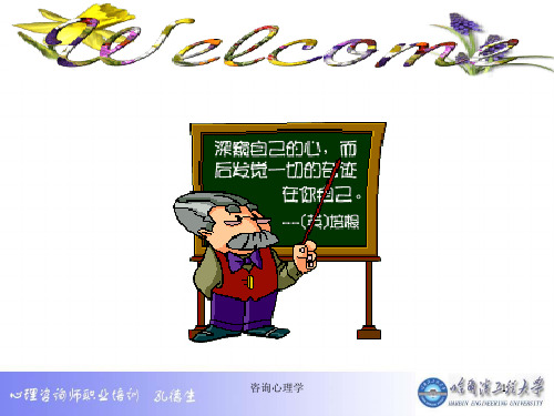 咨询心理学 ppt课件