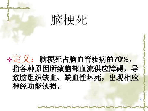 脑梗塞ppt课件