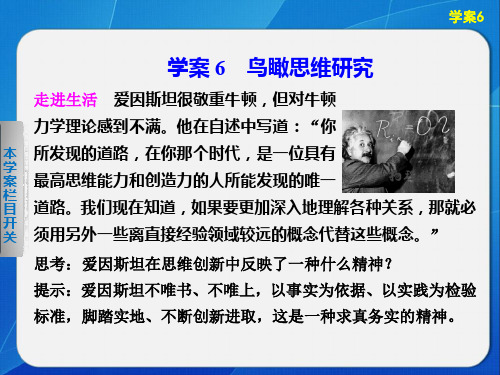 人教版高中政治选修4专题四《鸟瞰思维研究》ppt课件