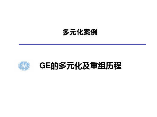 GE多元化案例分析解析