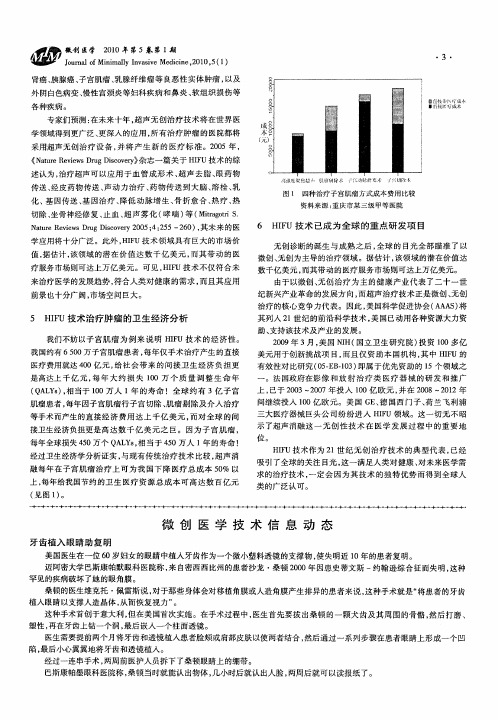 微创医学技术信息动态