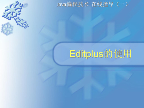 Editplus的使用[6页][001]