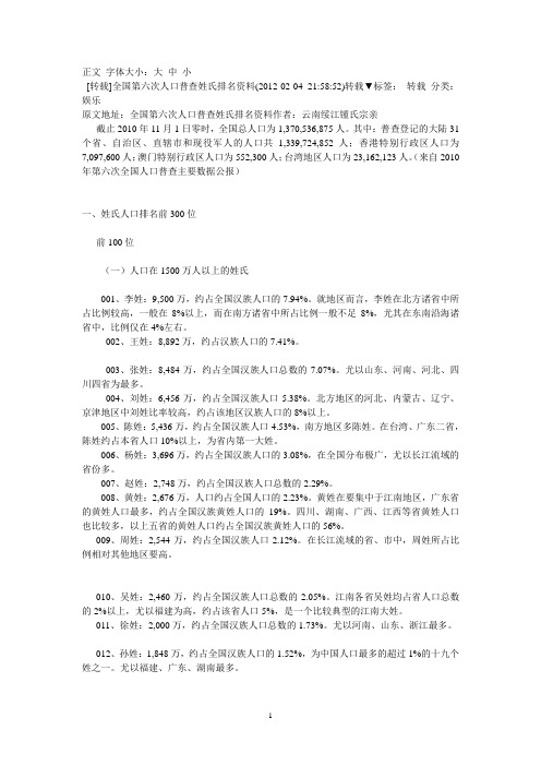 百家姓