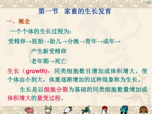 家畜生长发育和体质类型