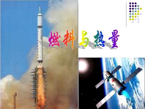 课题 2  燃料和热量