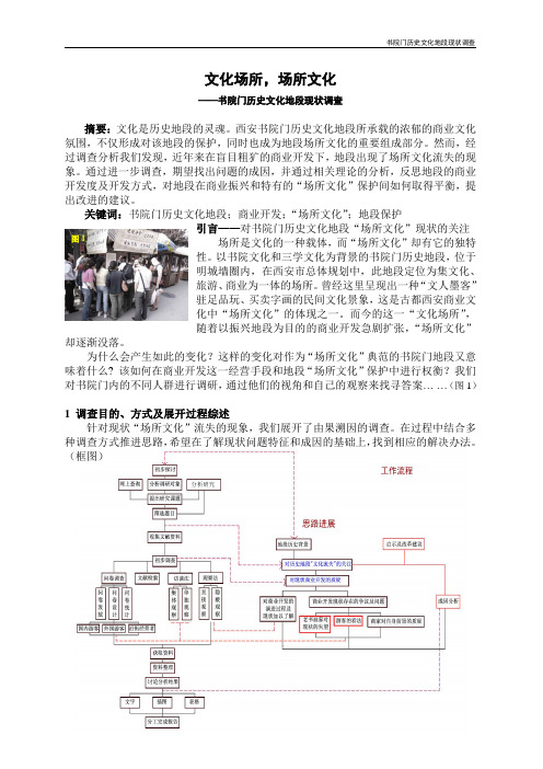 调研报告——文化场所-场所文化