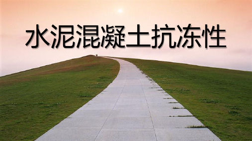 水泥抗冻性