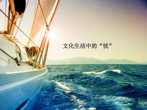 文化生活中的忧