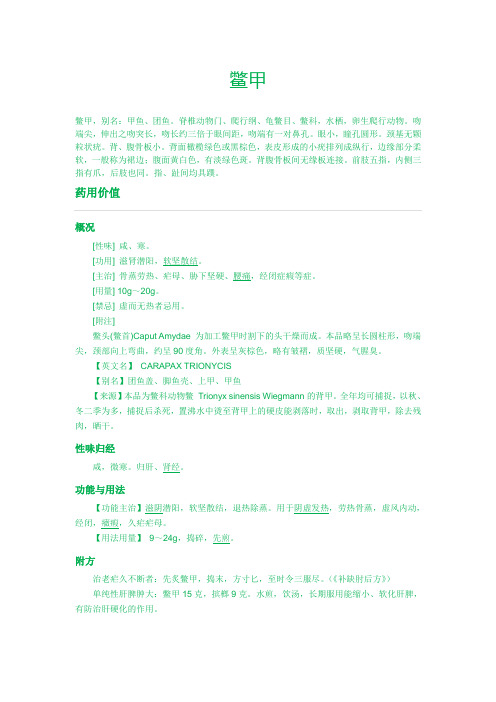 鳖甲