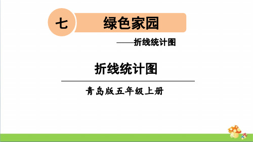 青岛版五年级数学上册折线统计图优质课件