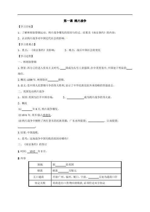第一课 鸦片战争
